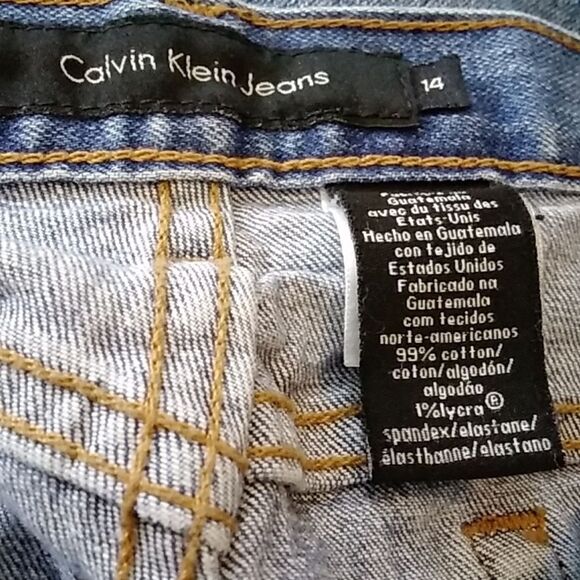 Vintage Calvin Klein Jones Flare Women's Jeans Size 14 - Picture 9 of 15